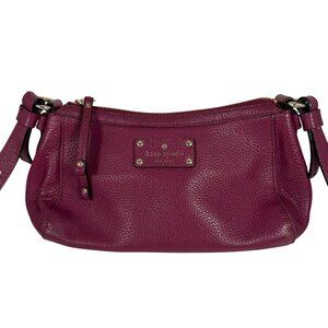 KATE SPADE New York Berkshire Road Gabriella Raspberry Leather Shoulder Bag